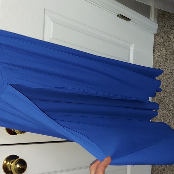 💙Top💙 Strapless Royal Blue high/low size XS - Picture 2 of 4
